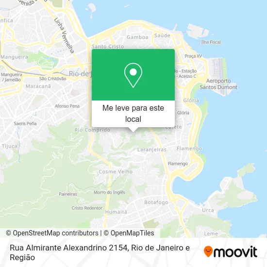 Rua Almirante Alexandrino 2154 mapa