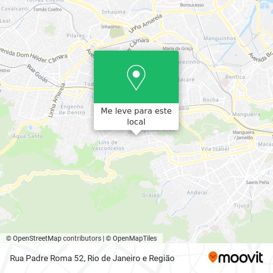 Rua Padre Roma 52 mapa