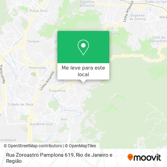 Rua Zoroastro Pamplona 619 mapa