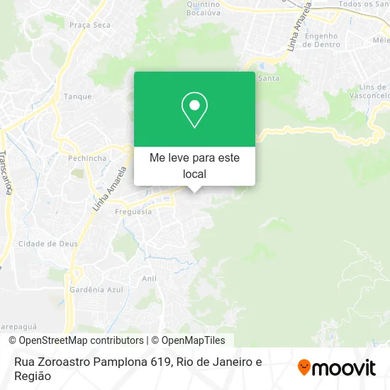 Rua Zoroastro Pamplona 619 mapa