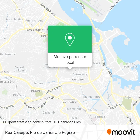 Rua Cajuipe mapa