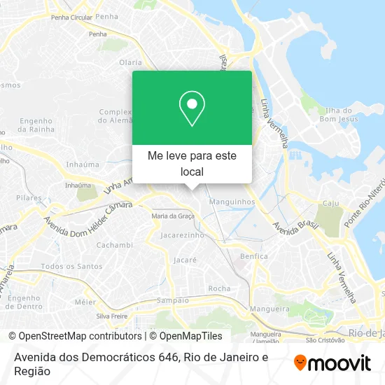 Avenida dos Democráticos 646 mapa
