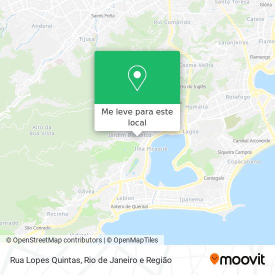 Rua Lopes Quintas mapa