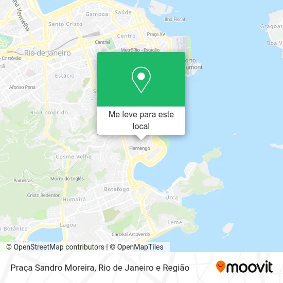 Praça Sandro Moreira mapa
