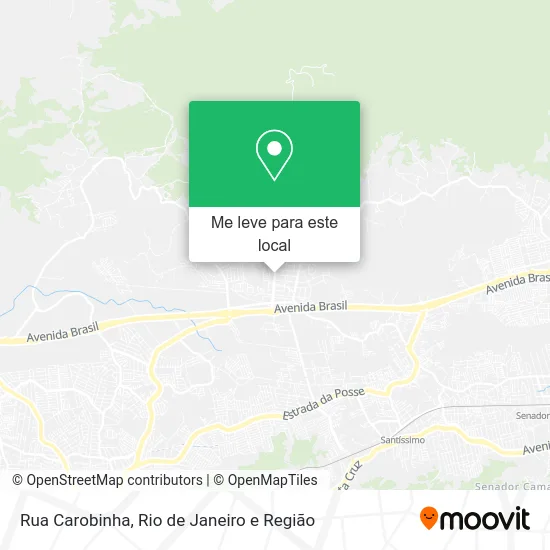 Rua Carobinha mapa