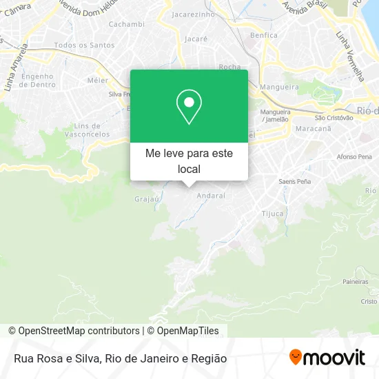 Rua Rosa e Silva mapa