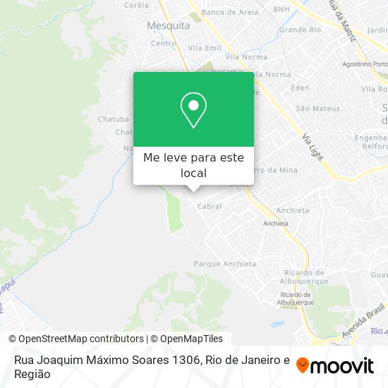 Rua Joaquim Máximo Soares 1306 mapa