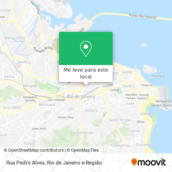 Rua Pedro Alves mapa