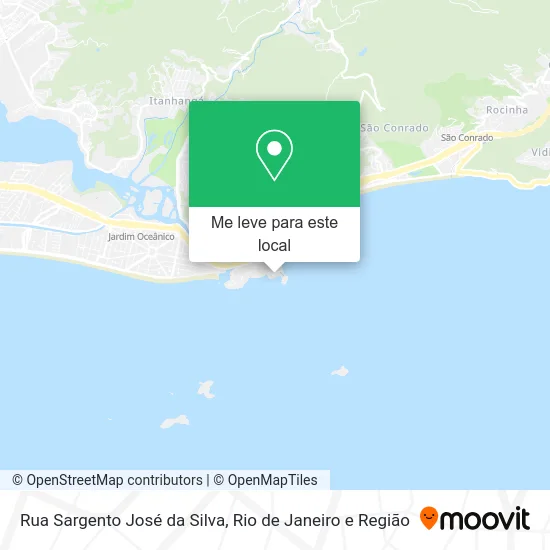 Rua Sargento José da Silva mapa
