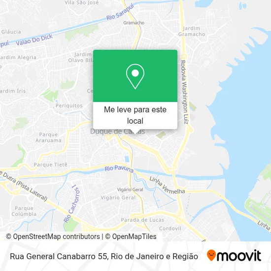Rua General Canabarro 55 mapa