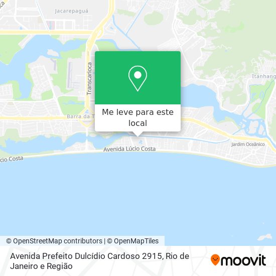 Avenida Prefeito Dulcídio Cardoso 2915 mapa