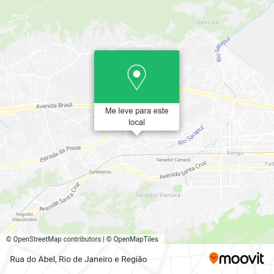 Rua do Abel mapa