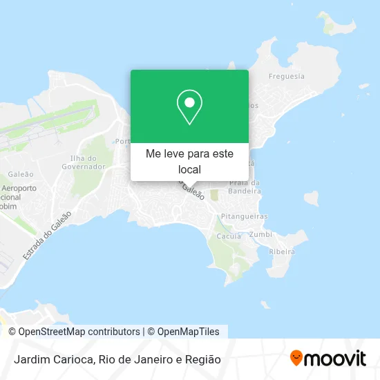 Jardim Carioca mapa
