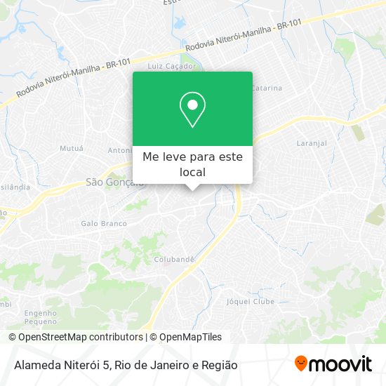 Alameda Niterói 5 mapa