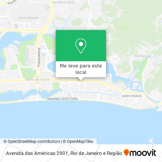 Avenida das Américas 2901 mapa