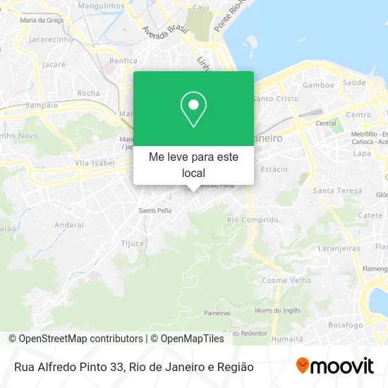 Rua Alfredo Pinto 33 mapa