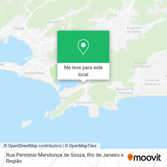 Rua Permínio Mendonça de Souza mapa