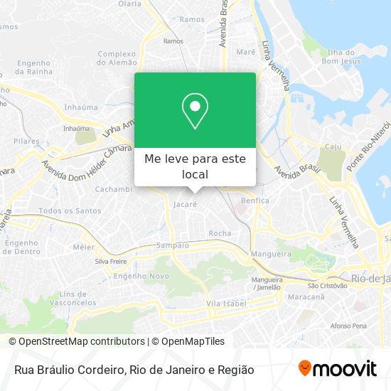 Rua Bráulio Cordeiro mapa