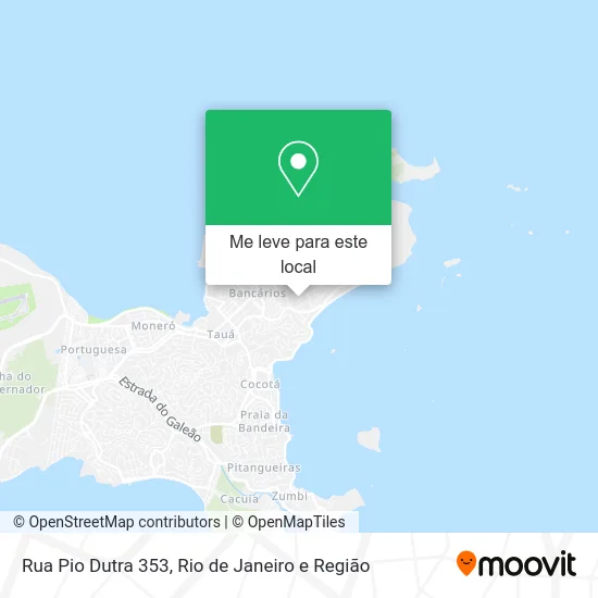 Rua Pio Dutra 353 mapa