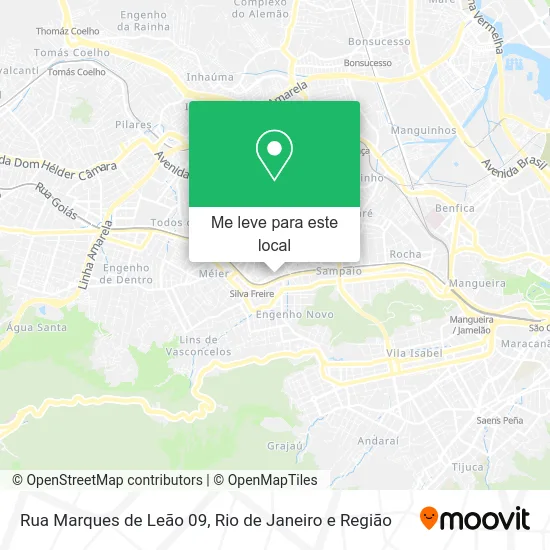 Rua Marques de Leão 09 mapa