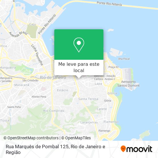 Rua Marquês de Pombal 125 mapa