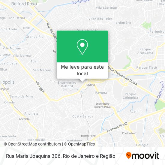 Rua Maria Joaquina 306 mapa