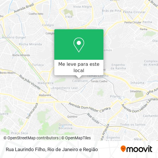 Rua Laurindo Filho mapa