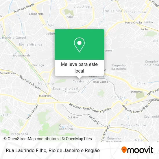 Rua Laurindo Filho mapa