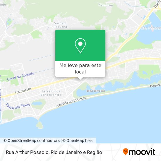 Rua Arthur Possolo mapa