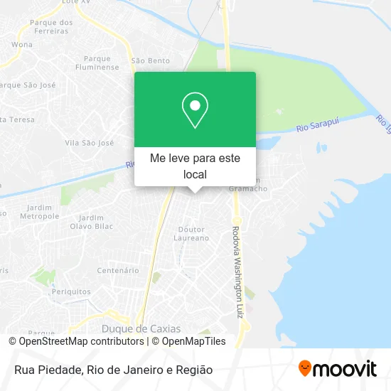 Rua Piedade mapa