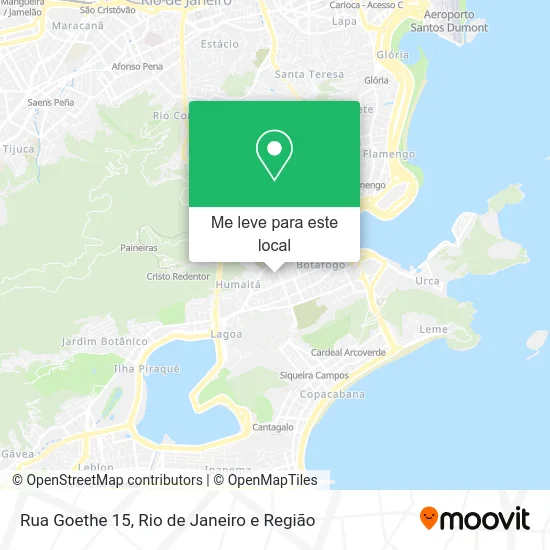 Rua Goethe 15 mapa