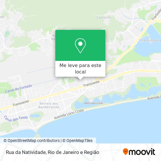 Rua da Natividade mapa