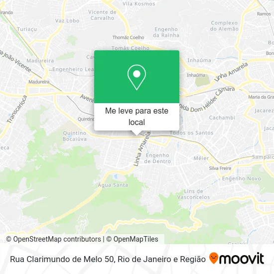 Rua Clarimundo de Melo 50 mapa