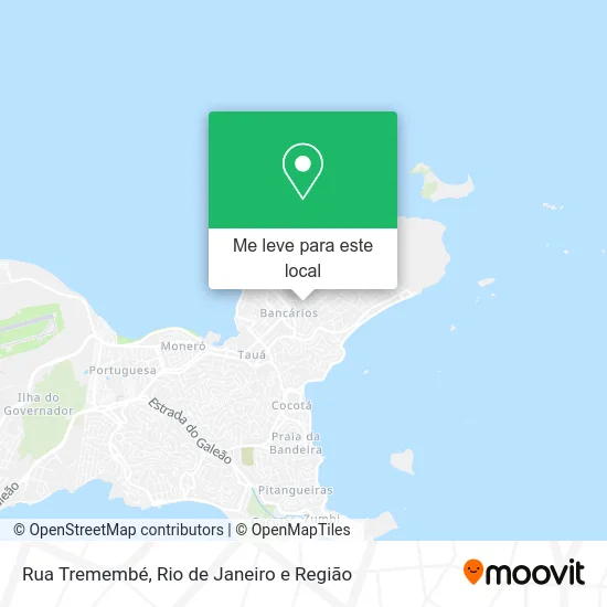 Rua Tremembé mapa
