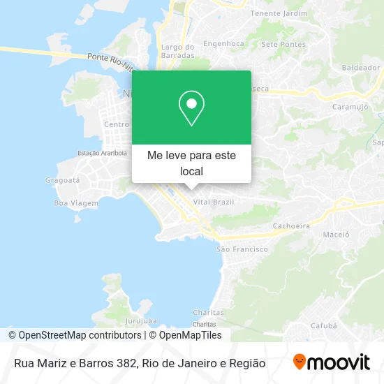 Rua Mariz e Barros 382 mapa