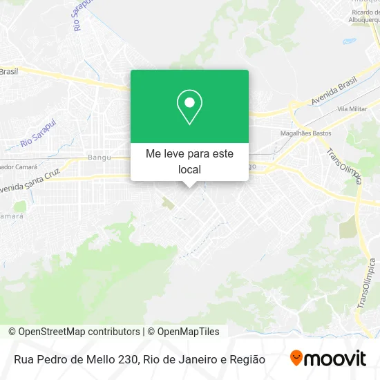Rua Pedro de Mello 230 mapa