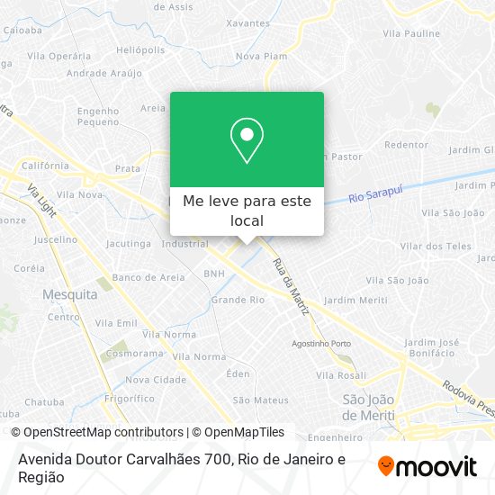 Avenida Doutor Carvalhães 700 mapa