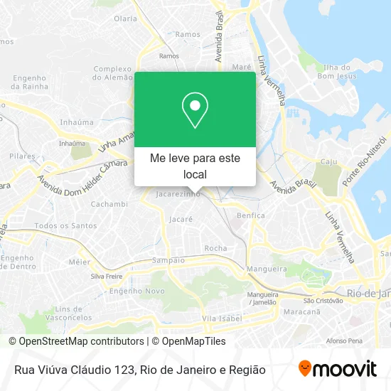 Rua Viúva Cláudio 123 mapa