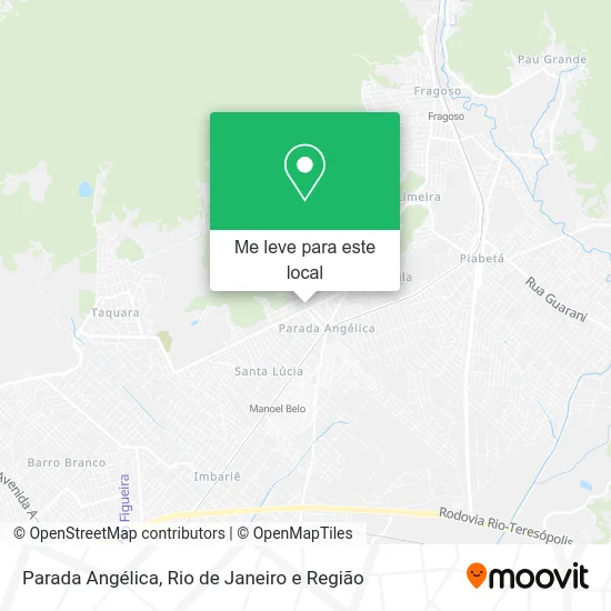 Parada Angélica mapa