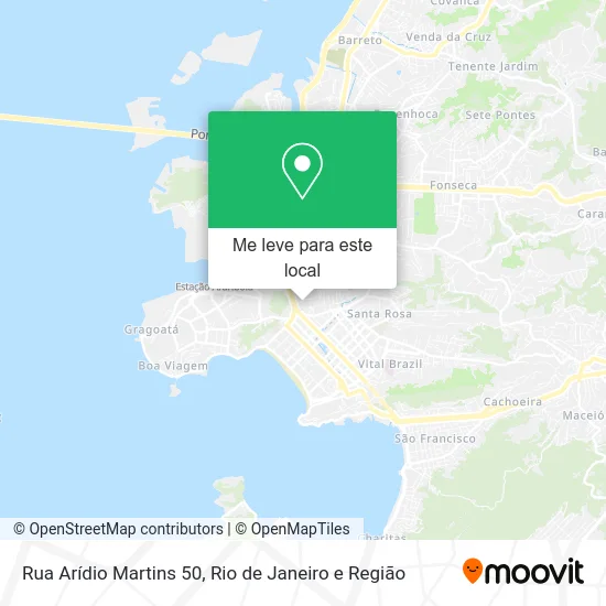 Rua Arídio Martins 50 mapa