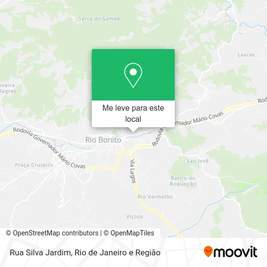 Rua Silva Jardim mapa