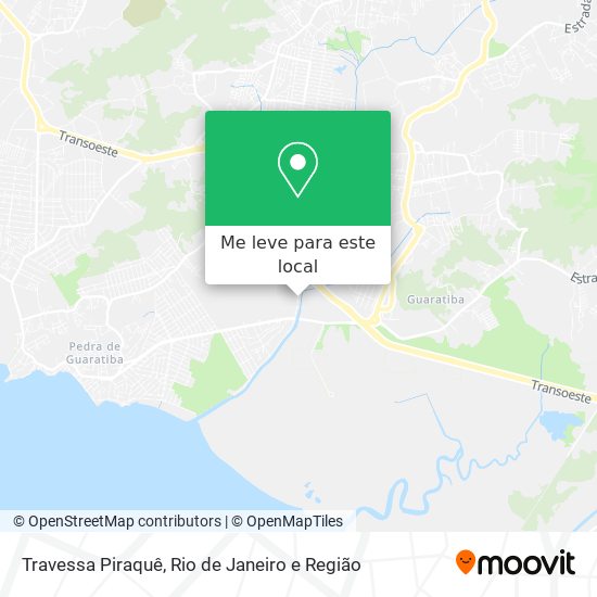 Travessa Piraquê mapa