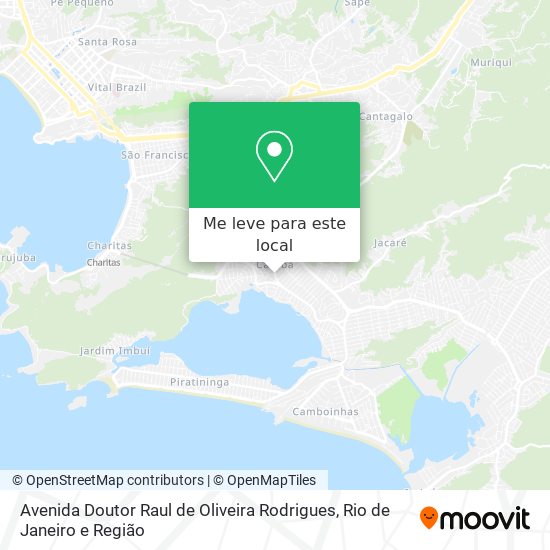 Avenida Doutor Raul de Oliveira Rodrigues mapa