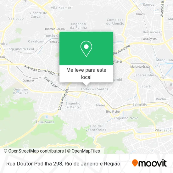 Rua Doutor Padilha 298 mapa
