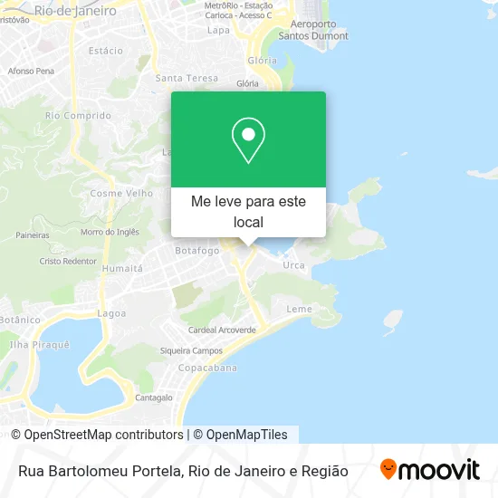Rua Bartolomeu Portela mapa