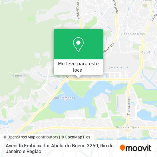 Avenida Embaixador Abelardo Bueno 3250 mapa