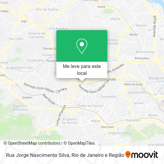 Rua Jorge Nascimento Silva mapa