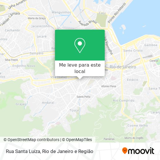 Rua Santa Luíza mapa