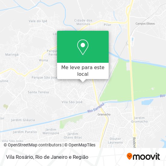 Vila Rosário mapa
