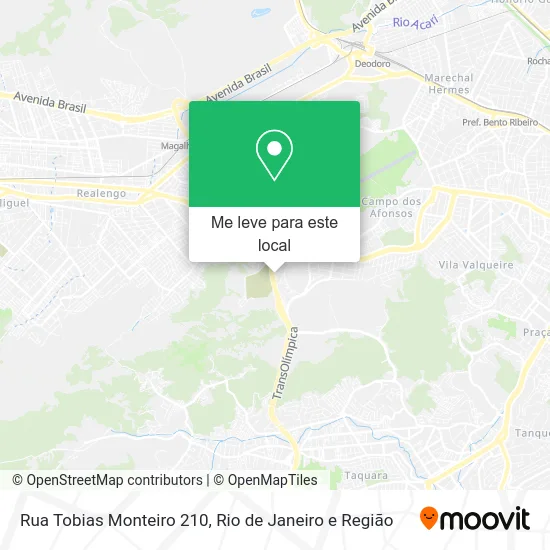 Rua Tobias Monteiro 210 mapa